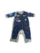 A Blue Long Sleeve Rompers from Double B Mikihouse in size 6-12M for neutral. (Front View)
