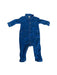 A Blue Long Sleeve Jumpsuits from Petit Bateau in size 6-12M for neutral. (Front View)