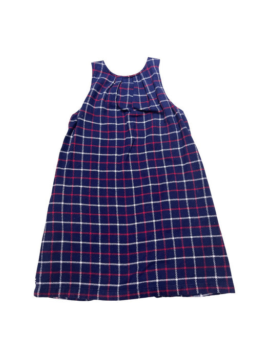 A Navy Overall Dresses from Ragmart in size 5T for girl. (Back View)