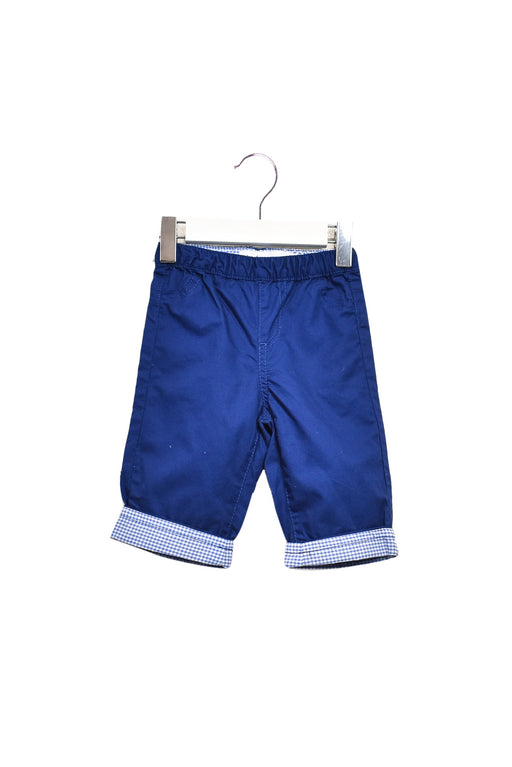 A Navy Casual Pants from Little Mercerie in size 3-6M for boy. (Front View)