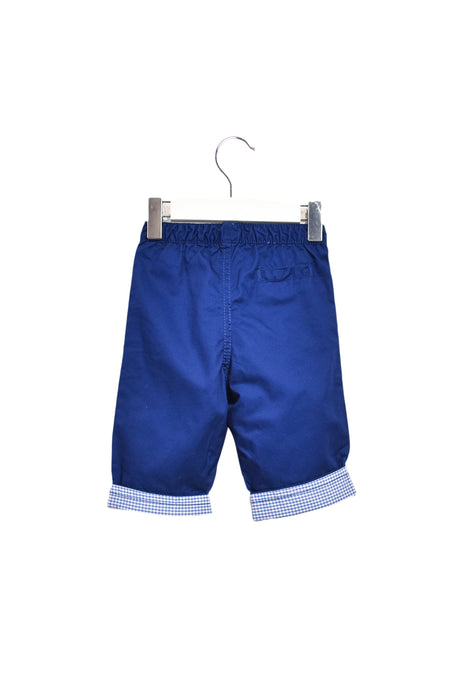 A Navy Casual Pants from Little Mercerie in size 3-6M for boy. (Back View)