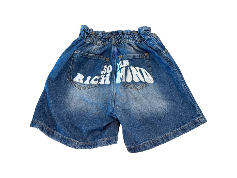 A Blue Shorts from John Richmond in size 12Y for girl. (Back View)