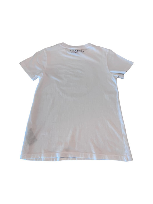 A White T Shirts from John Richmond in size 12Y for girl. (Back View)
