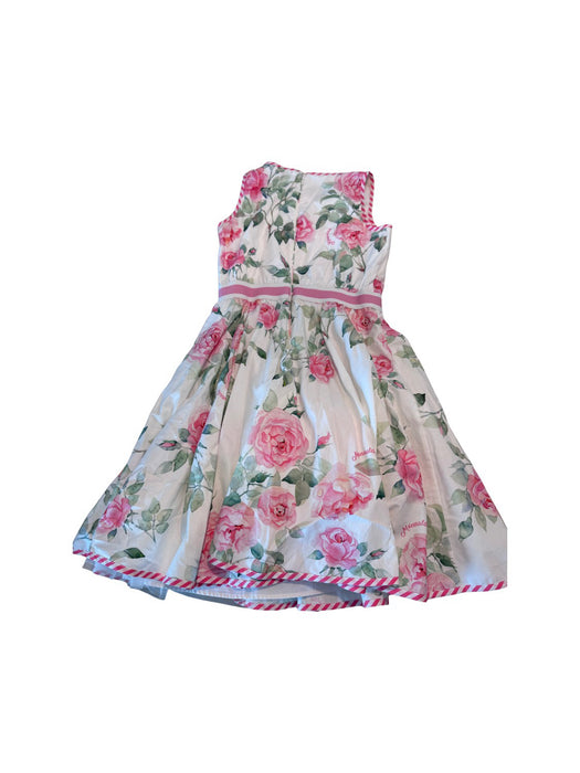 A White Sleeveless Dresses from Monnalisa in size 12Y for girl. (Back View)