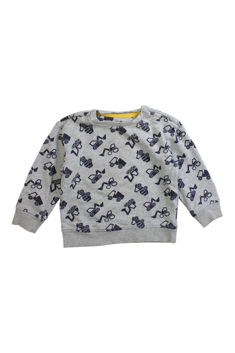 A Grey Crewneck Sweatshirts from Mothercare in size 12-18M for boy. (Front View)