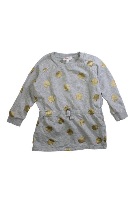 A Grey Sweater Dresses from Seed in size 12-18M for girl. (Front View)