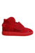 A Red Sneakers from Adidas in size 12-18M for boy. (Front View)