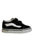 A Black Sneakers from Vans in size 12-18M for boy. (Front View)
