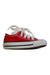 A Red Sneakers from Converse in size 6-12M for neutral. (Front View)