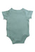 A Green Short Sleeve Bodysuits from Mori in size 6-12M for neutral. (Back View)