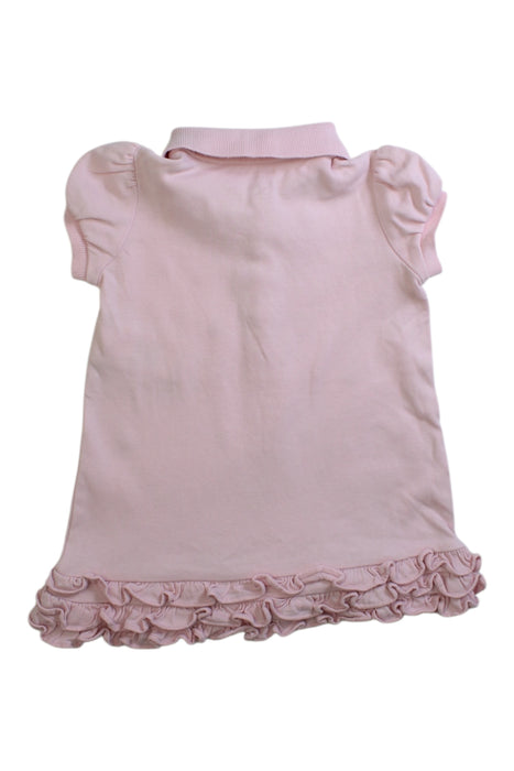 A Pink Short Sleeve Dresses from Ralph Lauren in size 6-12M for girl. (Back View)