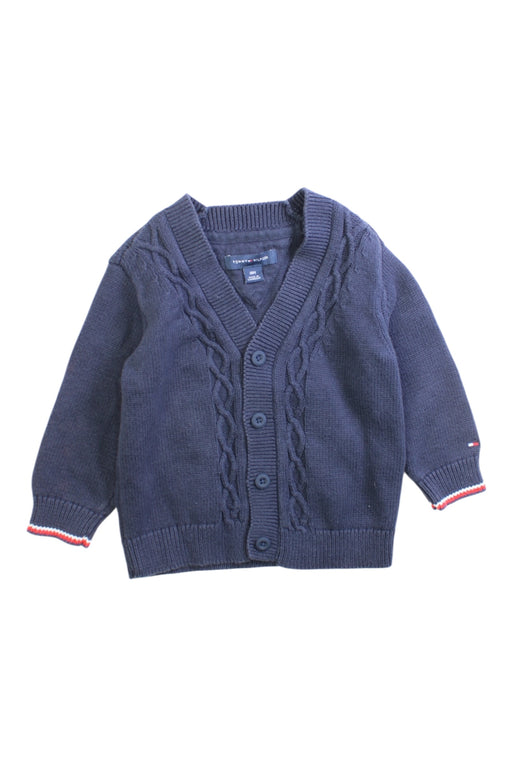A Navy Cardigans from Tommy Hilfiger in size 12-18M for girl. (Front View)