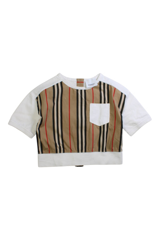 A Multicolour Short Sleeve Tops from Burberry in size 3T for girl. (Front View)