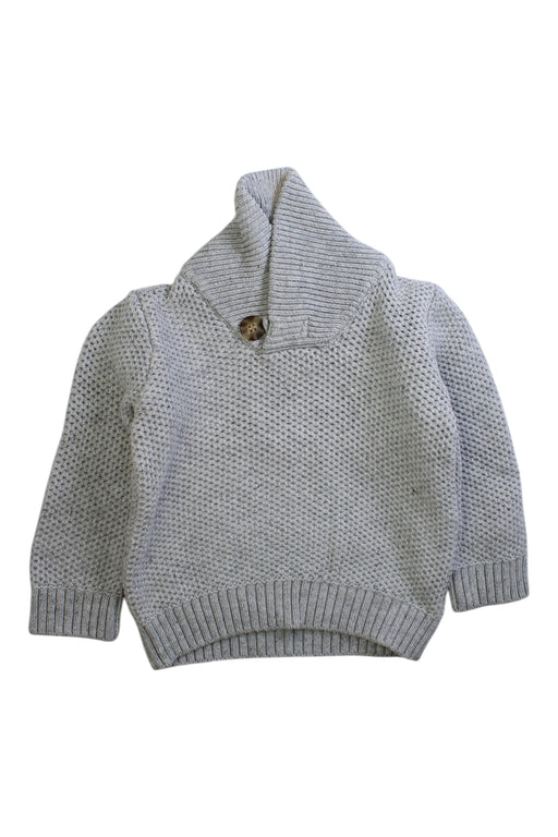 A Grey Knit Sweaters from Seed in size 12-18M for neutral. (Front View)
