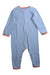 A Blue Onesies from Petit Bateau in size 2T for neutral. (Back View)
