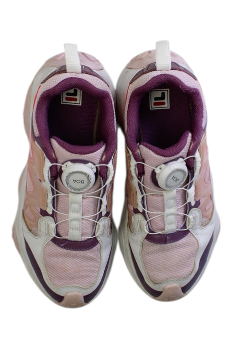A Multicolour Sneakers from Fila in size 10Y for girl. (Back View)