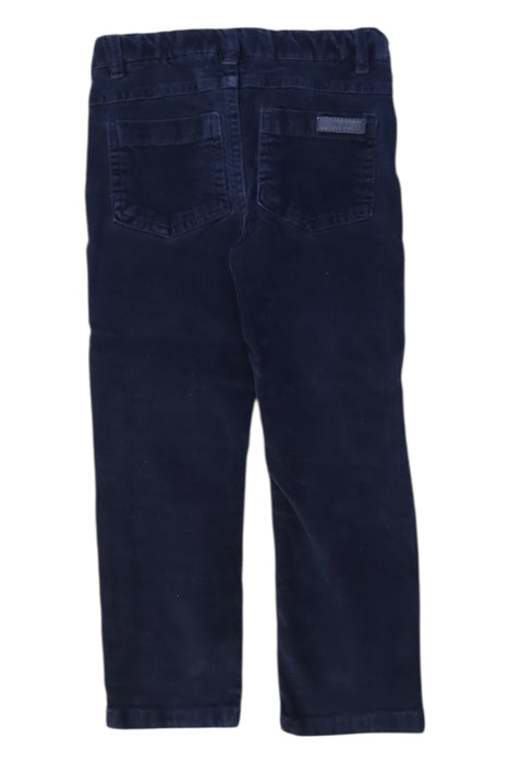 A Navy Casual Pants from Jacadi in size 3T for boy. (Back View)