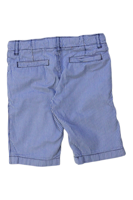 A Blue Shorts from Petit Bateau in size 4T for boy. (Back View)