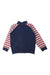 A Multicolour Zippered Sweatshirts from The Little White Company in size 4T for boy. (Back View)