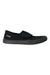 A Black Slip Ons from Clarks in size 4T for boy. (Front View)