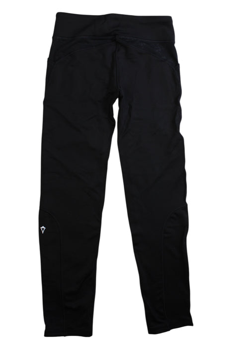 A Black Leggings from Ivivva in size 10Y for girl. (Back View)