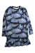 A Blue Long Sleeve Dresses from Molo in size 10Y for girl. (Front View)
