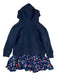 A Navy Sweater Dresses from Polo Ralph Lauren in size 3T for girl. (Front View)
