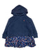 A Navy Sweater Dresses from Polo Ralph Lauren in size 3T for girl. (Back View)