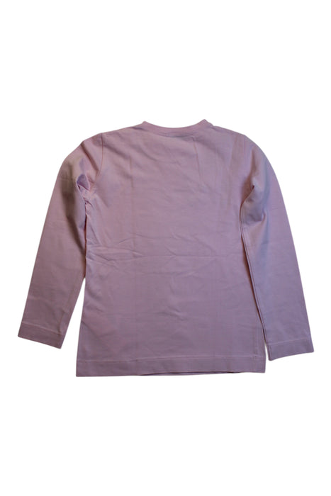A Pink Long Sleeve Tops from Monnalisa in size 8Y for girl. (Back View)
