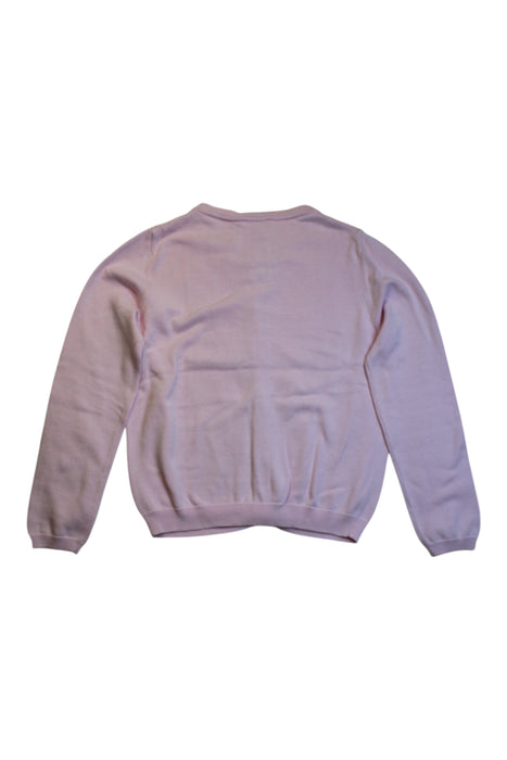 A Pink Cardigans from Jacadi in size 8Y for girl. (Back View)