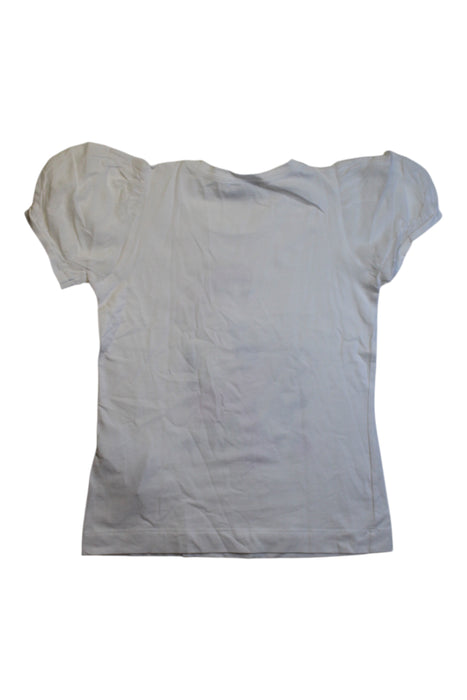 A White Short Sleeve Tops from Monnalisa in size 8Y for girl. (Back View)