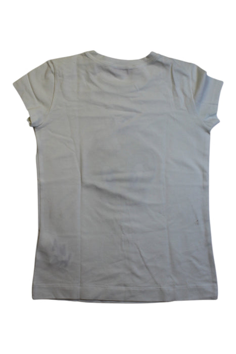 A White Short Sleeve Tops from Monnalisa in size 8Y for girl. (Back View)