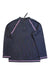 A Navy Rash Guards from Arena in size 10Y for girl. (Back View)