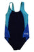 A Blue Swimsuits from TYR in size 10Y for girl. (Front View)