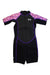 A Black Wetsuits from TYR in size 10Y for girl. (Front View)