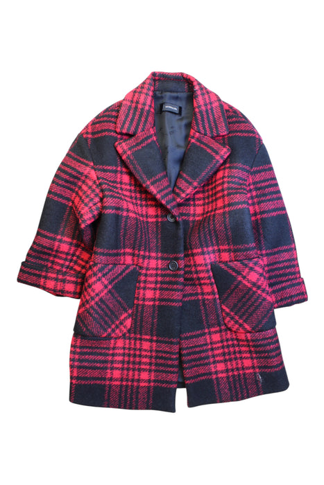 A Red Coats from Monnalisa in size 8Y for girl. (Front View)