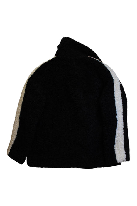 A Navy Coats from Monnalisa in size 10Y for girl. (Back View)