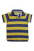 A Blue Short Sleeve Polos from Boden in size 4T for boy. (Front View)