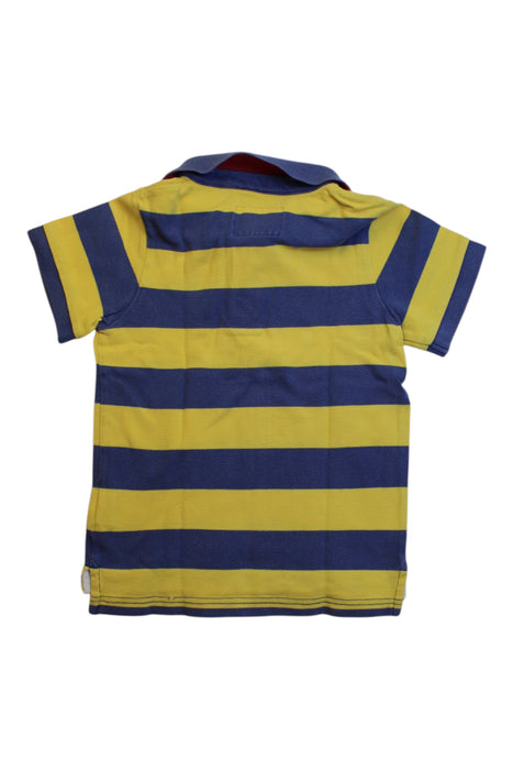 A Blue Short Sleeve Polos from Boden in size 4T for boy. (Back View)