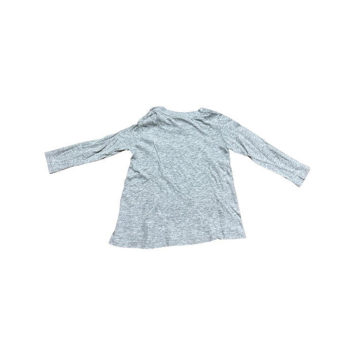 A Grey Long Sleeve Shirts from Seed in size 2T for girl. (Back View)