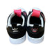 A Black Slip Ons from Adidas in size 3T for girl. (Back View)