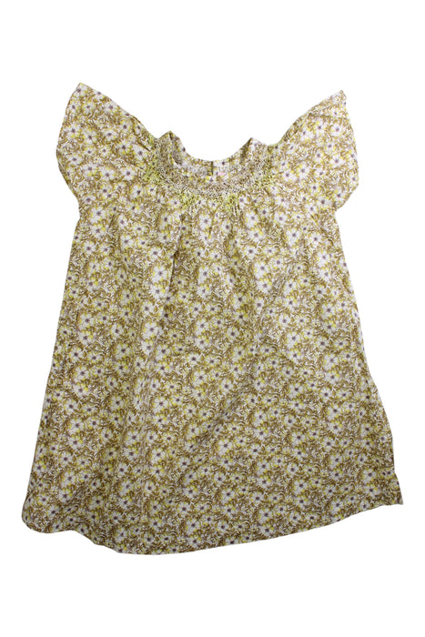 A Multicolour Sleeveless Dresses from Bonpoint in size 4T for girl. (Front View)