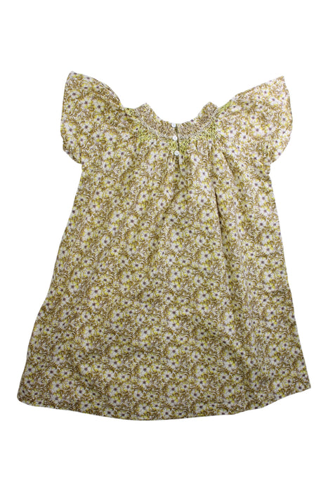 A Multicolour Sleeveless Dresses from Bonpoint in size 4T for girl. (Back View)