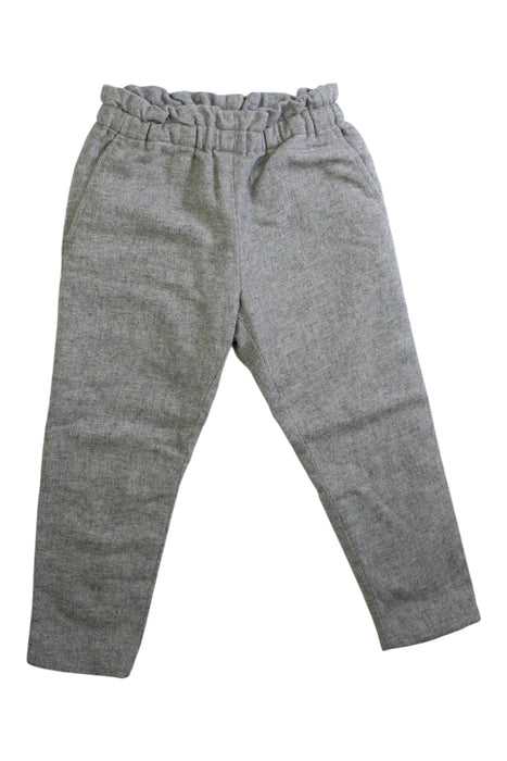 A Grey Casual Pants from Bonpoint in size 4T for girl. (Front View)