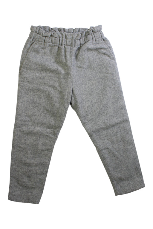 A Grey Casual Pants from Bonpoint in size 4T for girl. (Front View)