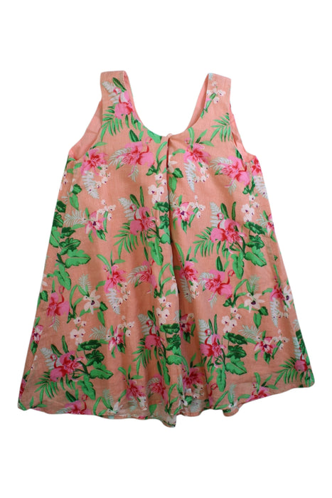 A Multicolour Sleeveless Dresses from Louise Misha in size 4T for girl. (Back View)
