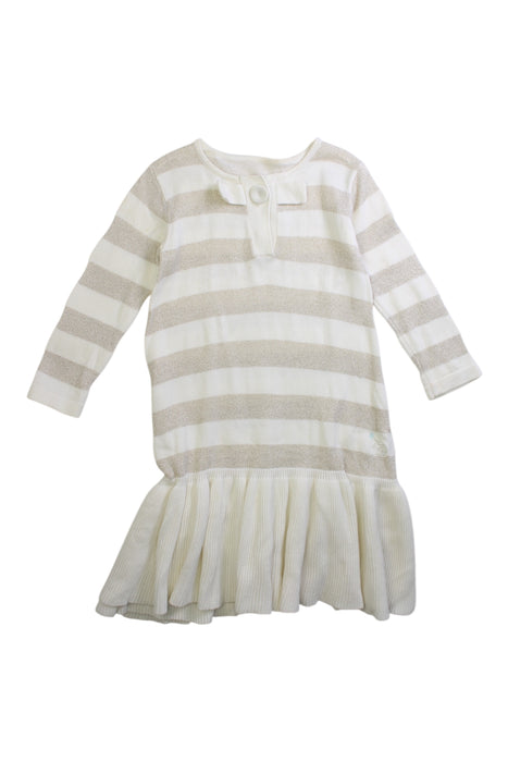 A White Long Sleeve Dresses from The Bonnie Mob in size 2T for girl. (Front View)