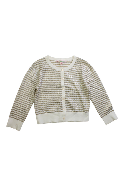 A White Cardigans from Bonpoint in size 3T for girl. (Front View)