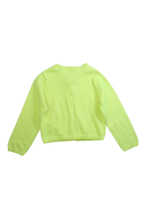 A Yellow Cardigans from Jacadi in size 3T for girl. (Back View)