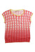 A Pink Short Sleeve Tops from Bonpoint in size 6T for girl. (Front View)